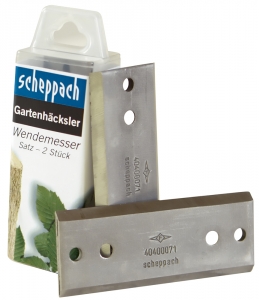 Scheppach Messenset a 2 stuks omkeerbare messen voor GW,GWS 200,250,BIOSTAR 1800,2000